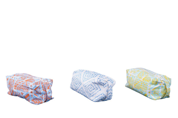 Drill Cloth Cosmetic Bag - Image 3