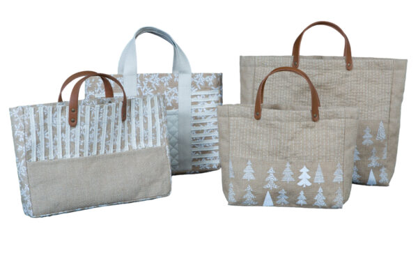 Natural Jute Coated Tote Bag - Image 2
