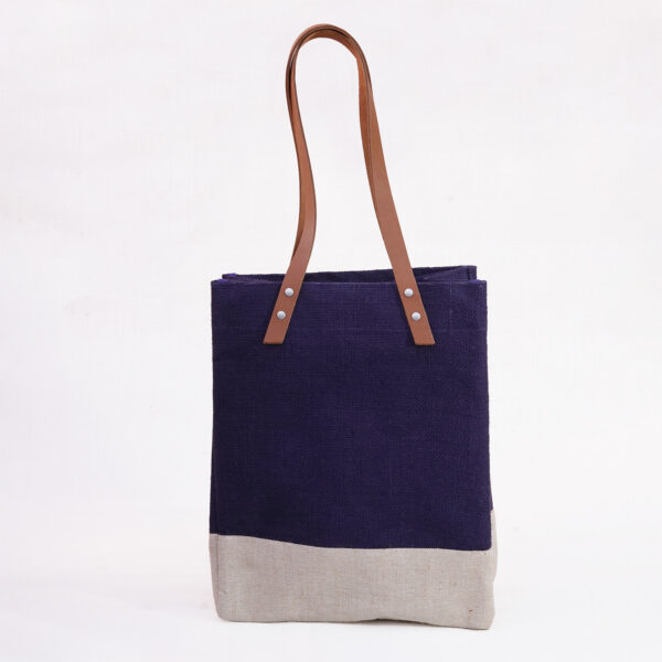 Natural Jute Coated | Picnic Tote Bag - Image 3