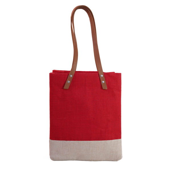 Natural Jute Coated | Picnic Tote Bag - Image 2