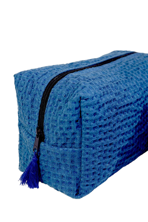 Honeycomb Wash bag, Cosmetic Case, Optical case (Blue) - Image 3