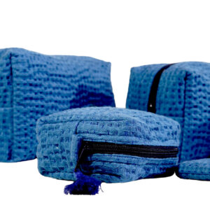 Honeycomb Wash bag, Cosmetic Case, Optical case (Blue)